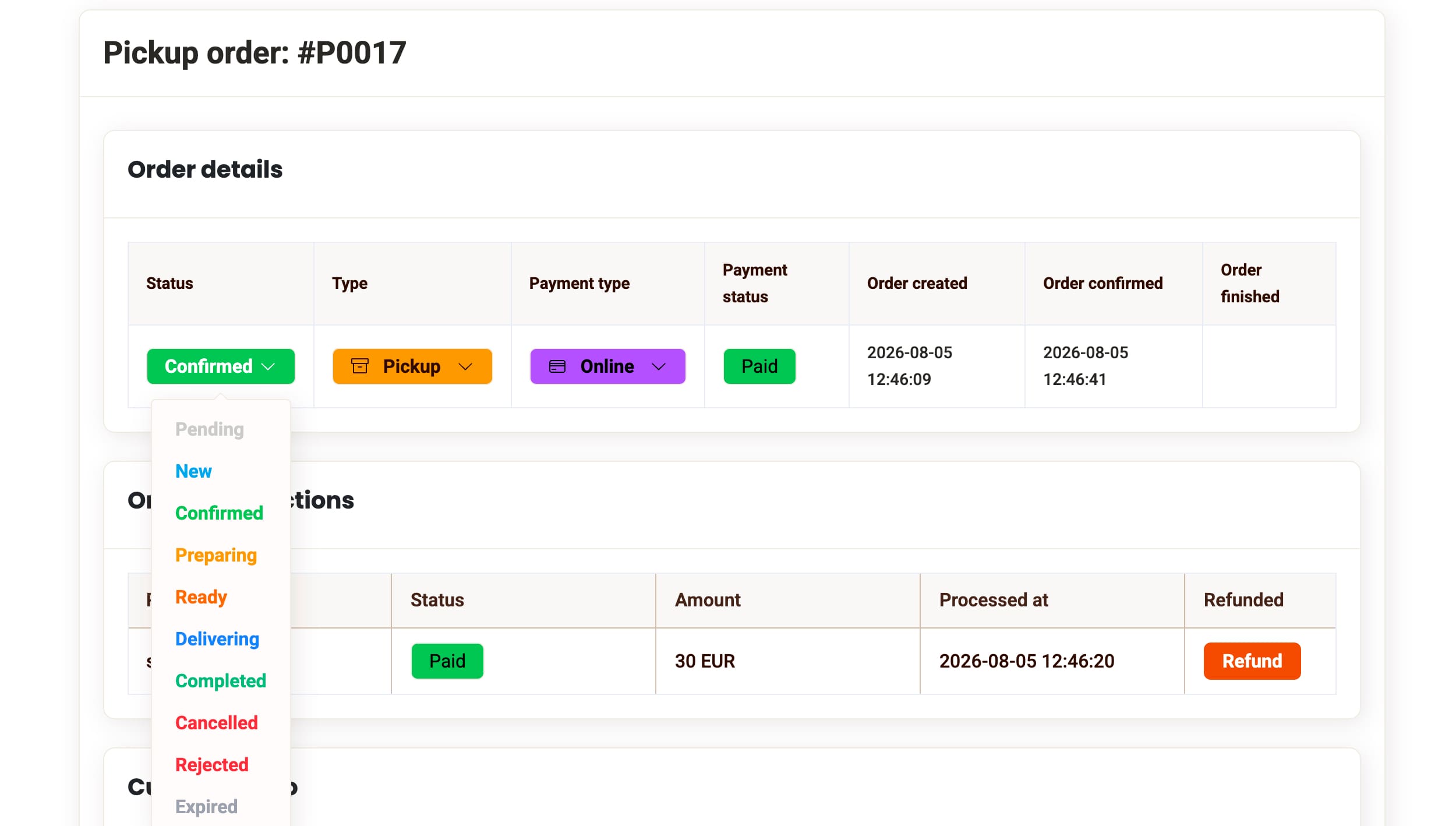 Real-Time Status Synchronization