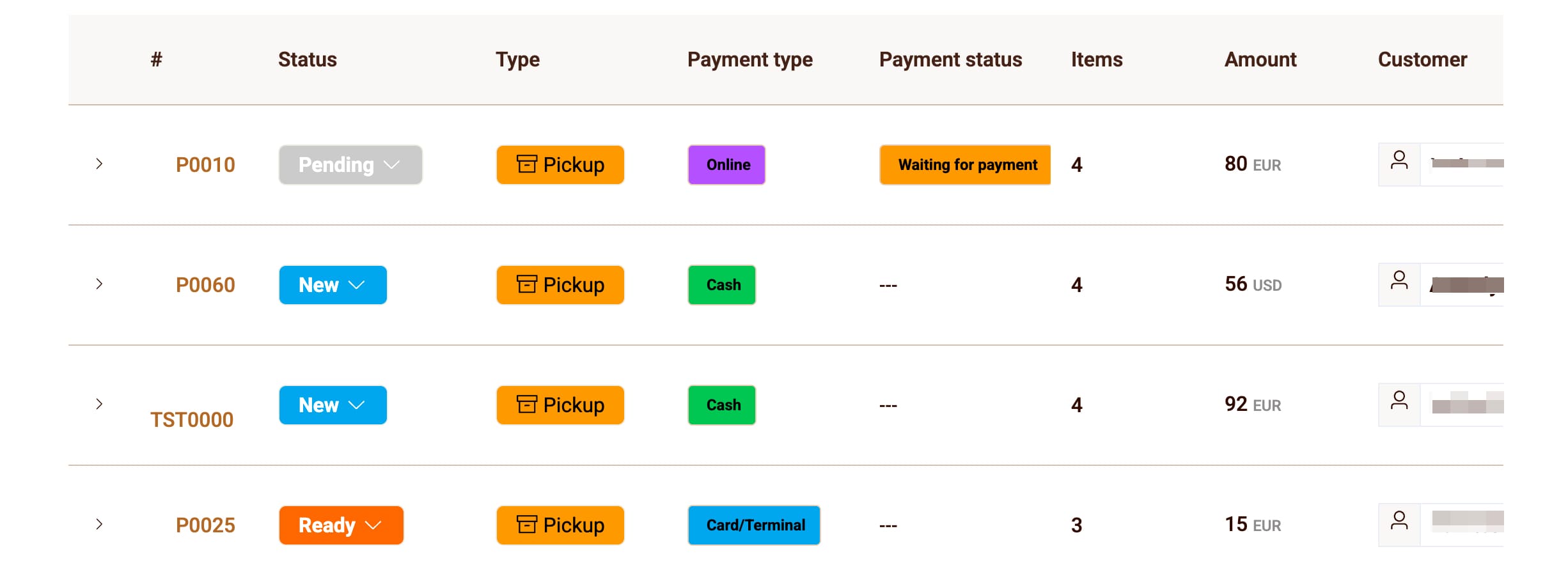 Restaurant Dashboard Order Management